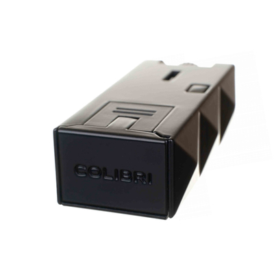 Зажигалка сигарная Colibri Quasar, двойное турбопламя, Черный лак LI750T1