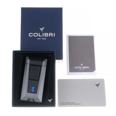 Зажигалка сигарная Colibri Stealth (тройное пламя), антрацит LI900T21