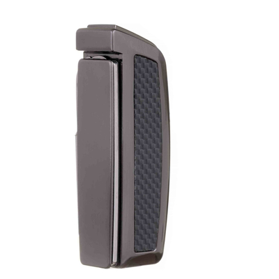 Зажигалка сигарная Honest, с ножницами, оружейная сталь 823-Gunmetal