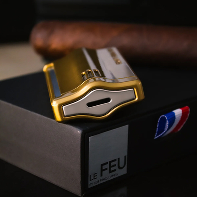 Зажигалка LE FEU RS - Brushed Gold, LF4003003
