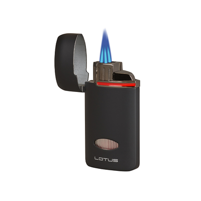 Зажигалка Lotus Matrix Black Rubberized 7600