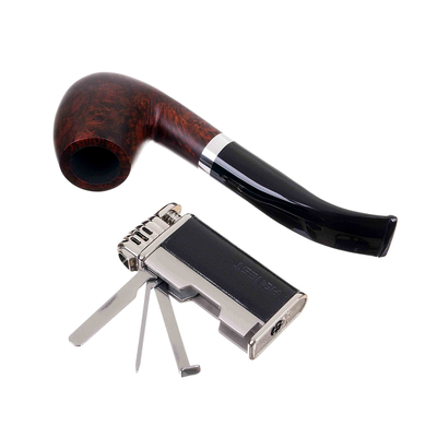 Зажигалка трубочная с тампером Honest 381-Black